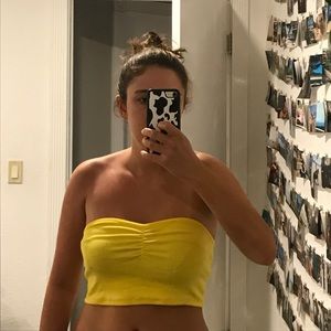 Yellow Tube Top